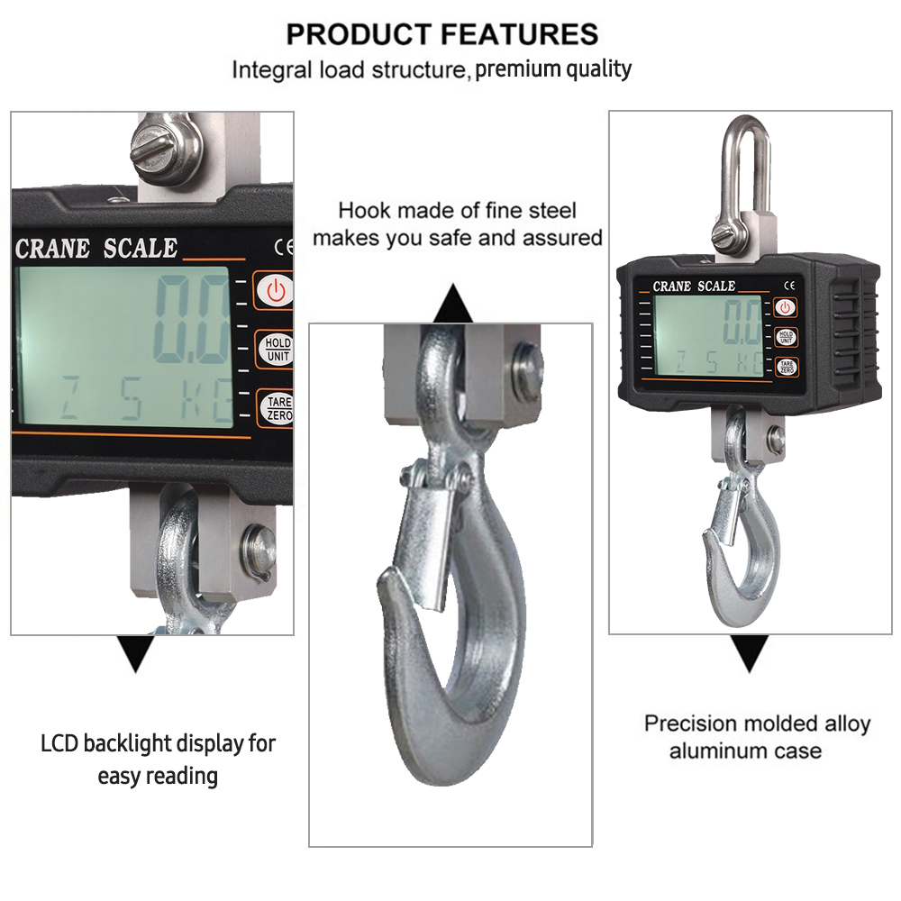 1000kg Digital Hanging Scale P - Heavy Equipment Battery review and price