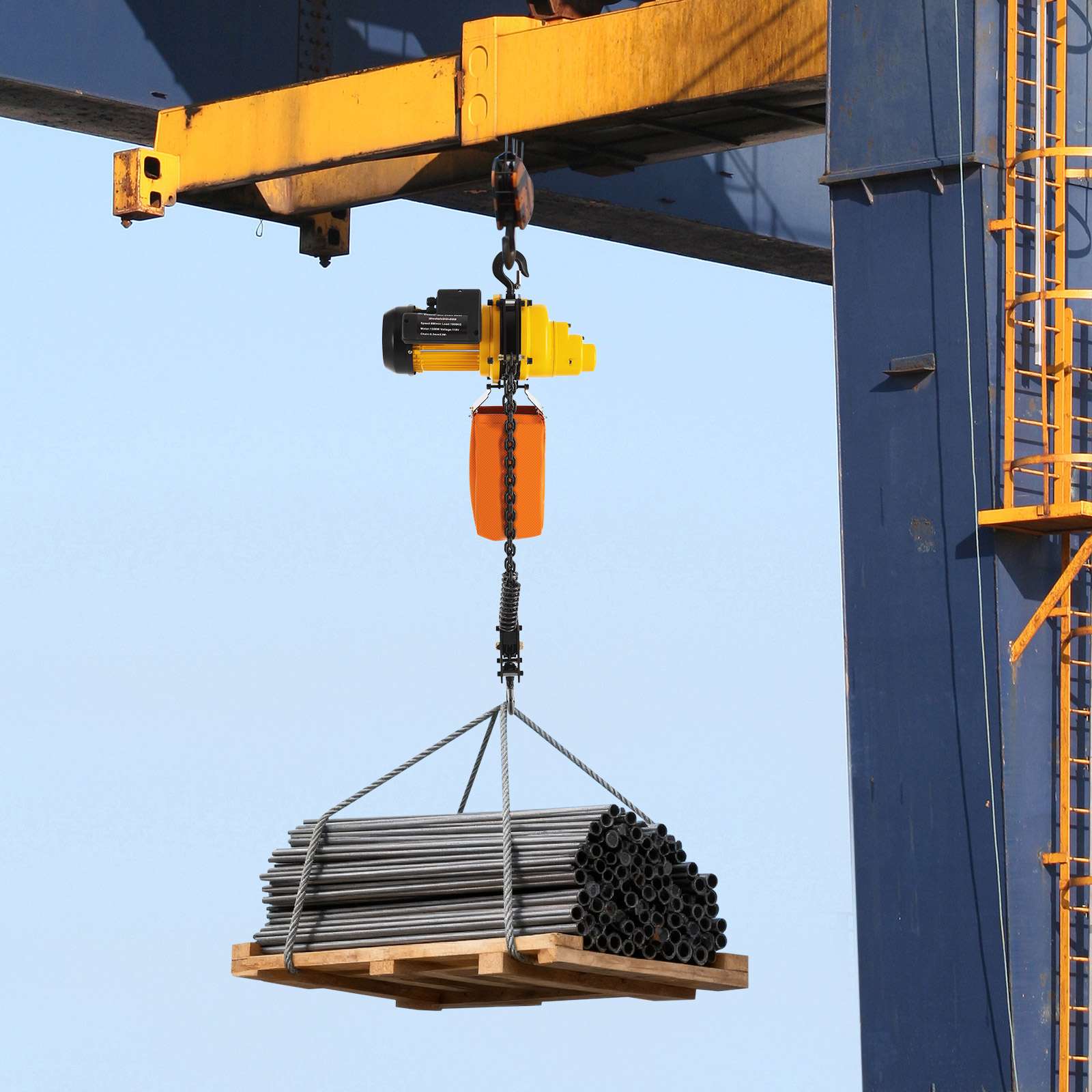 110V Electric Chain Hoist with - Electric Chain Hoist review and price