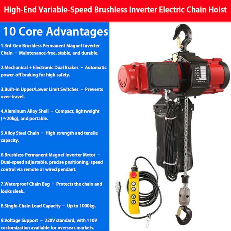 220V Electric Chain Hoist Adju - Electric Chain Hoist review and price