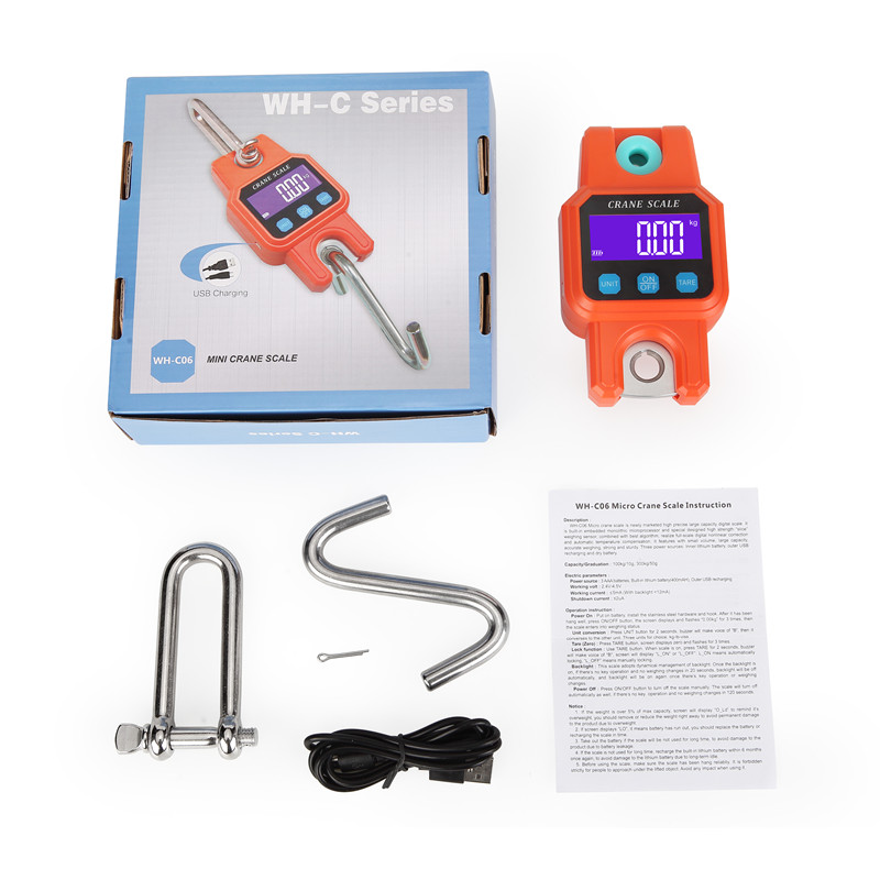 300kg/50g Bluetooth Crane Scal - Heavy Equipment Battery review and price