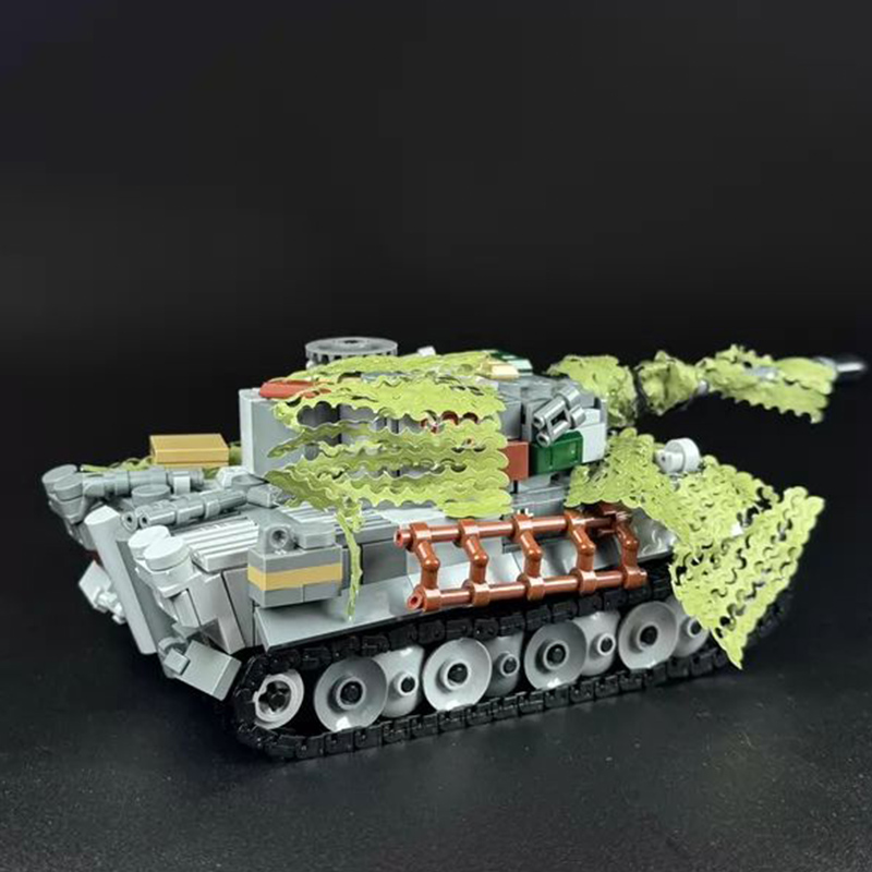 Tiger 237 Heavy Tank Model MOC - Heavy Equipment Battery review and price